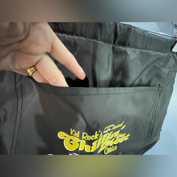 Kid Rock Chillin the Most Cruise Drawstring Backpack 2016 Black Nylon - Picture 3 of 8